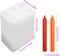 6-Hole Long Cylinder Silicone Candle Molds – Pillar-Shaped Mold for Aromatherapy Candles, Soy Wax, Soap, Clay, Plaster, Resin, and Handmade Crafts (5.9 in)